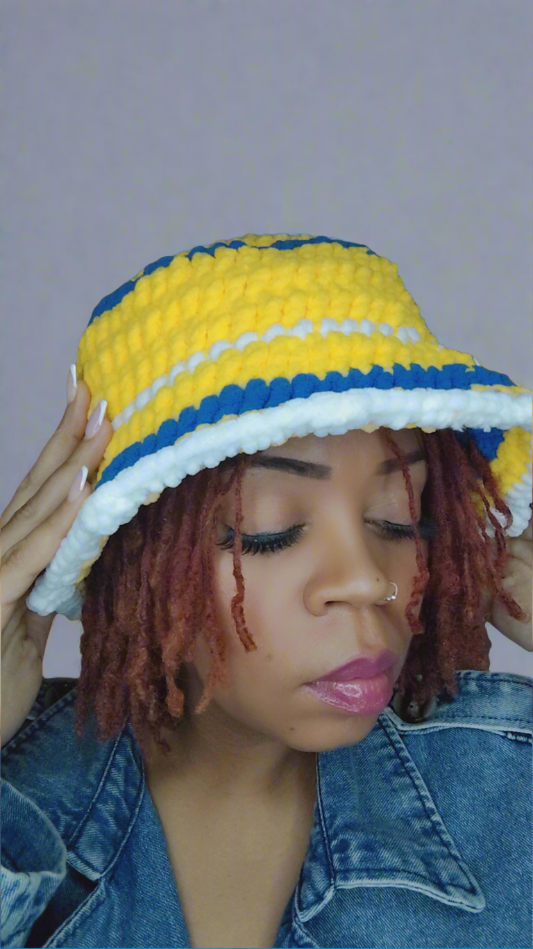 STL Blues Inspired Plush Bucket Hat